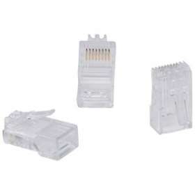 Fiche RJ45 catégorie5e 8 contacts largeur 11,7mm pour câble rond|Legrand-LEG051703