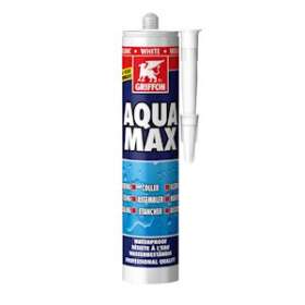 Aqua Max mastic-colle blanc spécial piscine - cartouche 425 G|Griffon france-GF26308214