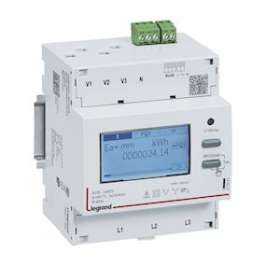 Compteur modulaire 3P EMDX³ non MID raccordement TI 5A sortie RS485 - 4 modules|Legrand-LEG412041