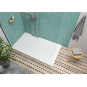 RECEVEUR YAGO AJUSTABLE RECTANGLE 80X140 BLANC|Leda-LD1L12YAR1480AD