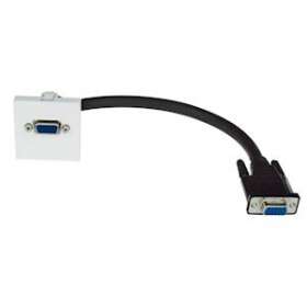 Plastron adaptateur vga f/f 20cm|Gigamedia-GGMVH15PLAS02M