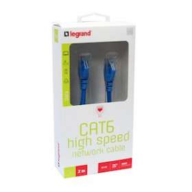 Cordon Ethernet Cat.6 U/UTP PVC - 2m|Legrand-LEG090992