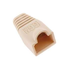 Lot de 100 manchons RJ45 Beige|Gigamedia-GGMRB100B