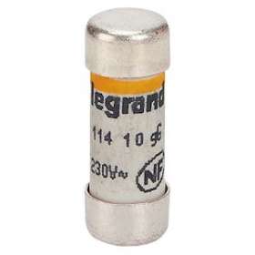 Cartouche cylindrique domestique 8,5x23mm avec voyant - 10A|Legrand-LEG011410