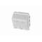 Keystone boitier 45x45 2 portsnon equipe blanc pur