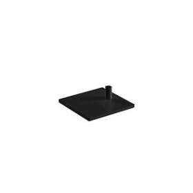 socle de table TF noir carré pour PARAMI|Waldmann-WAE190209019-00643891