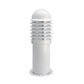 CALEO 1 - Borne Ext. IP44 IK07, blanc, E27 100W max., lampe non incl., haut.42cm|Aric-ARI1778