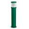 POLO - Borne Ext. IP65 IK07, vert, E27 70W max., lampe non incl., haut.70cm