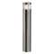 VAP SLIM 60, borne extérieure, inox brossé, E27, 20W max, IP44, inox 304