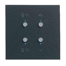 Commande lumière et volets Art d'Arnould Epure MyHOME_Up - noir mat|Arnould-ARD67883