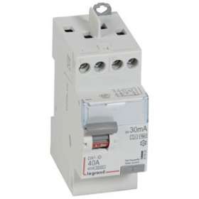 Interrupteur différentiel DX³-ID haut/haut vis - 2P 230V~ 40A typeF 30mA - 2 mod|Legrand-LEG411623