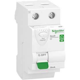 Resi9 XE - interrupteur différentiel - 2P - 25A - 30mA - Type AC - embrochable|Schneider Electric-SCHR9ERC225