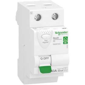 RESI9 XE - interrupteur différentiel - 2P - 63A - 30mA - Type Fsi - embrochable|Schneider Electric-SCHR9ERF263