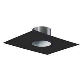 PLAQ.FINIT.TUBAGE30X40 150EM Couleur: NOIR MAT - RAL 9019 PFT30X40 150EM|Poujoulat-PJT561505569019