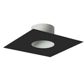 PLAQ.FINIT.TUBAGE30X30 150EM Couleur: NOIR MAT - RAL 9019 PFT30X30 150EM|Poujoulat-PJT561505549019