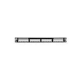 QN Patch Panel, Flat, 24 Port, 1RU|-PUIQPP24BL