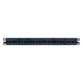 Coupler Patch Panel, Cat 6, Flat, 24 Por|-PUICP24688BL