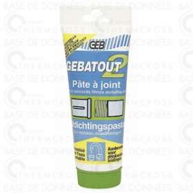 Pâte d'étanchéité filets GEBATOUT 2 tube 250g|Diff-VLL901335