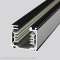 Rail 3 phases 3000mm carré noir LxlxH : 3000x36x33mm