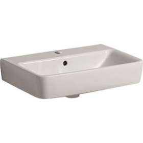 Lavabo Geberit Renova Compact, 55x37cm, avc trop-plein, Blc|Geberit-GBR226155000