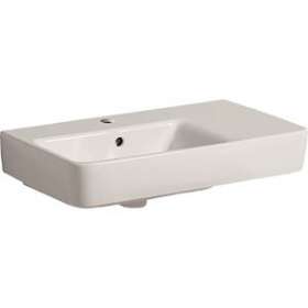 Lavabo Geberit Renova Compact avec plage dépose à droite, 65x37cm, Blc|Geberit-GBR226165000