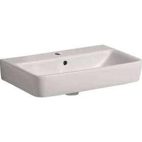 Lavabo Geberit Renova Compact, 60x37cm, avc trop-plein, Blc|Geberit-GBR226160000