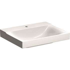 Lavabo Geberit Xeno², 60x48 Trou de rob.Au centre ss trop-plein KeraTect, Blc|Geberit-GBR500.530.01.1