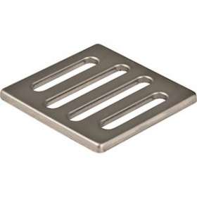 Grille Geberit pour siphon de sol, grille fentes 8 x 8 cm|Geberit-GBR243.120.00.1