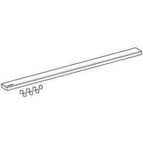 Recouvrement Geberit en acier inoxydable, pour canivelle de douche: L90cm, bro|Geberit-GBR243.352.00.1