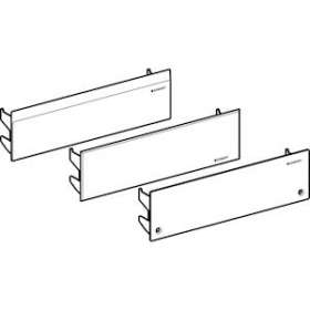 Recouvrement Geberit pour élément de douche: acier inoxydable brossé|Geberit-GBR242.992.FW.1