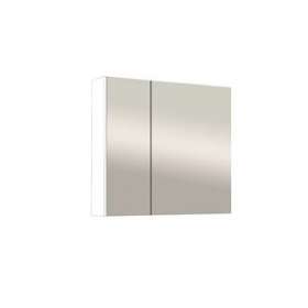 Armoire de toilette L600 2 portes miroir asymetriques - Blanc Brillant HG|Neoform industries sas-UIDA2347392