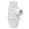 Siphon lavabo a coller verti.d.32 pvc-c blanc