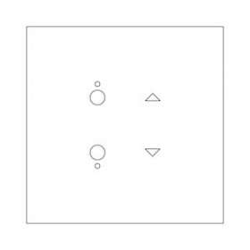 Commande pour volets Art d'Arnould Epure MyHOME_Up - bronze|Arnould-ARD67384
