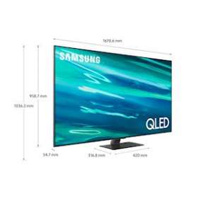 TV QLED 4K UHD 100HZ 75 POUCES|Samsung brun-S4GQE75Q80AATXXC