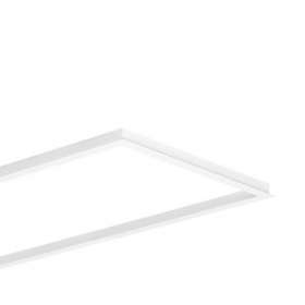 Edgelite - Cadre d'encastrement aluminium pr dalle 1200x600mm blanc|Aurora-ABIENCRM1260A