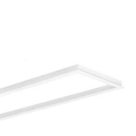 Edgelite - Cadre d'encastrement aluminium pr dalle 1200x300mm blanc|Aurora-ABIENCRM1230A