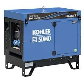 Groupe electrogene chantier moteur diesel kohler ohv kd 15-440 AVR C5 SILENCE|Sdmo industries-SDMDIESEL6000ASILENCEAVRC5