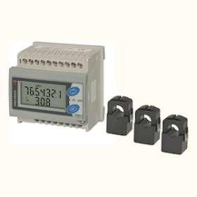 Kit compteur d'énergie 3Ph+N 400Vac + 3TI 250A impulsions mod ou façade|Carlo gavazzi-CGPEM2172RVV53XOXX