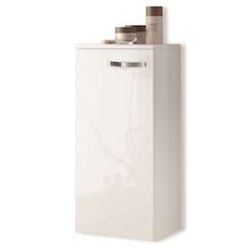 Demi-colonne L350 H766 1 porte avec dessus - Blanc Brillant|Neoform industries sas-UIDA2347972