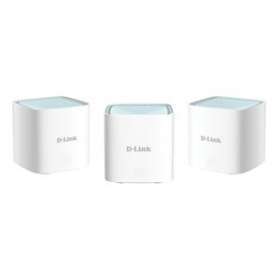 Solution MESH Wi-Fi 6 AI Eagle Pro AX1500 jusqu'à 600m2 (pack de 3|Dlink-DLKM153