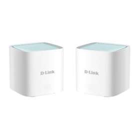 Solution MESH Wi-Fi 6 AI Eagle Pro AX1500 jusqu'à 420m2 (pack de 2)|Dlink-DLKM152