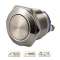 Bouton poussoir acier inox diam. 19 mm Contact NO (V)