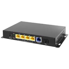 Switch 4 ports PoE 1Gb auto-adaptable, 1 port fibre, 1 port Uplink|Tiptel-TIPTIPTELSP1005