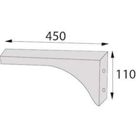 Paire de consoles COMPLI'S pour fixation murale|Neoform industries sas-UIDB10Z86000