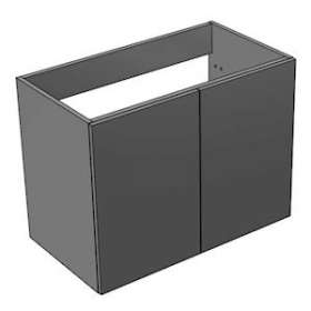 Sous-vasque COSMO L600 2 portes - Graphite|Neoform industries sas-UIDA2348603