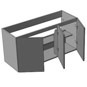 Sous-vasque COSMO L1200 3 portes blc haute brillance hg|Neoform industries sas-UIDA2349495