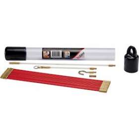 Kit de 9 baguettes tire-fils 3 m D 5 mm rouges|Bizline-BIZ700131