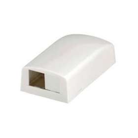 Surface Mount Box, 2 Port, Off White|-PUICBX2IWAY