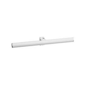 Porte-serviettes double 535x70x67,5mm, tube alu. époxy blanc-chromé mat D38x25m|Pellet asc-PT4049912