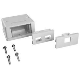 Boîtier 1 ou 2 ports RJ45 pour connecteurs GIGAMEDIA|Gigamedia-GGM627019000